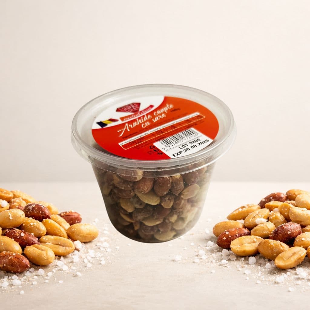 Pati Pie – Arahide Coapte cu Sare la Pahar 180g