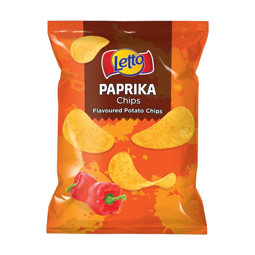 Letto Chips Paprika – Chips din Cartofi 150 g
