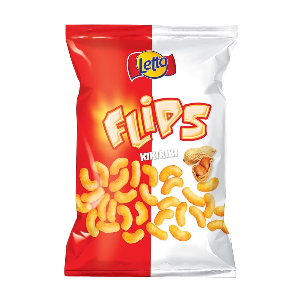 Letto Flips – Pufuleți cu Arahide 100 g