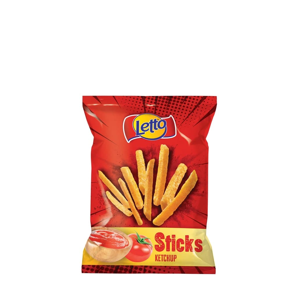 Letto Sticks Ketchup – Sticks din Porumb 30 g